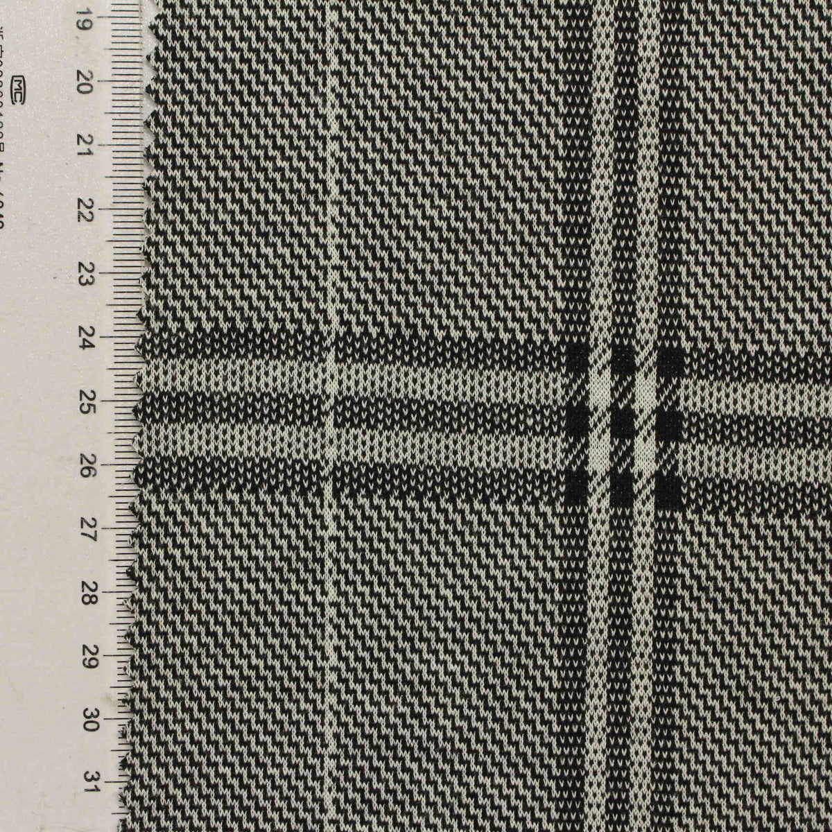Black Plaid Jacquard, Polyester, 290 gsm, 160 cm, ref EF-210756