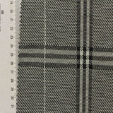 Black Plaid Jacquard, Polyester