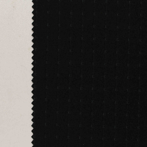 Black Vertical-Dot Ponte Knit, Poly-Viscose