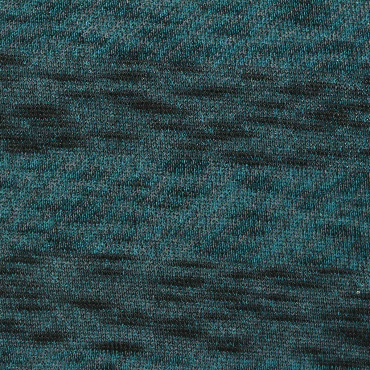 Teal Marl Jersey Knit, Viscose-Poly, 140 gsm