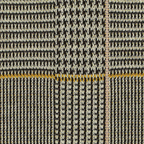 Black Plaid Jacquard, Polyester, 170 gsm
