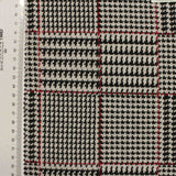 Black Houndstooth Knit, Polyester