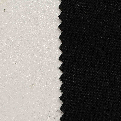 Plaid Polyester Stretch Knit Fabric, 263 gsm, 155 cm — Black
