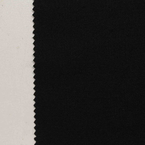 Plaid Polyester Stretch Knit Fabric, 263 gsm, 155 cm — Black