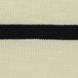 Black Horizontal-Stripe Chunky Knit, Viscose-Poly — texture