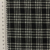 Black Plaid Jacquard, Polyester