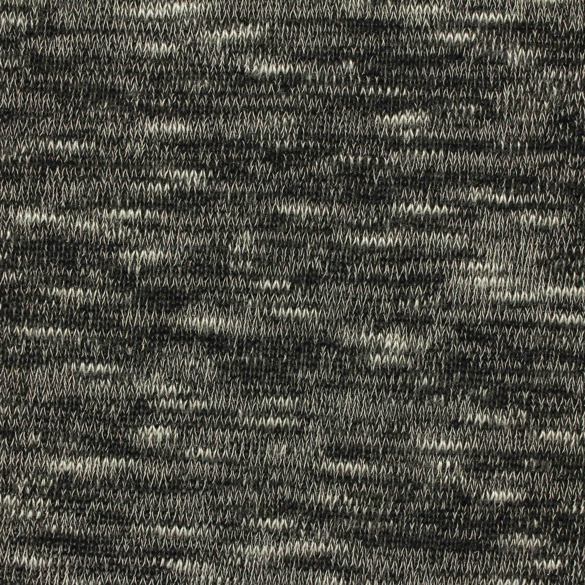 Black Marl Chunky Knit, Poly-Viscose, 185 gsm, 160 cm, ref EF-210805