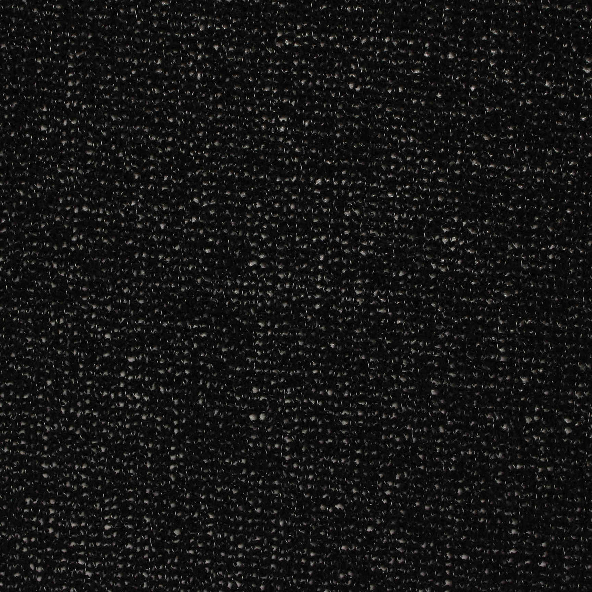 Black Marl Jersey Knit, Viscose-Poly, 200 gsm, 170 cm