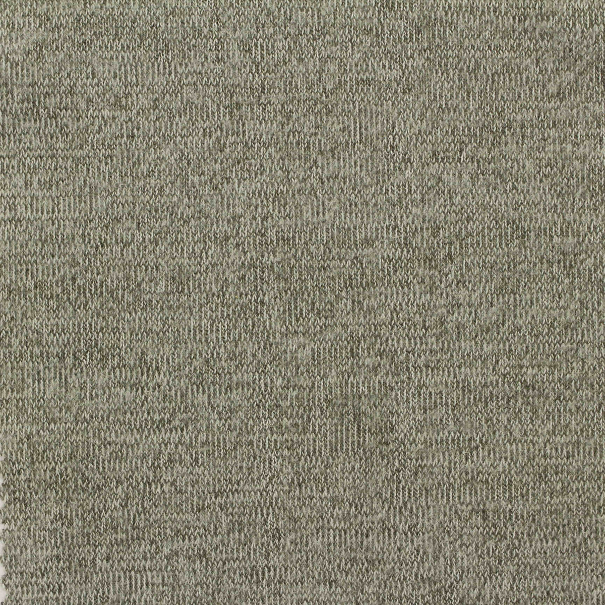 Heathered Green Marl Jersey Knit, Polyester, 180 gsm