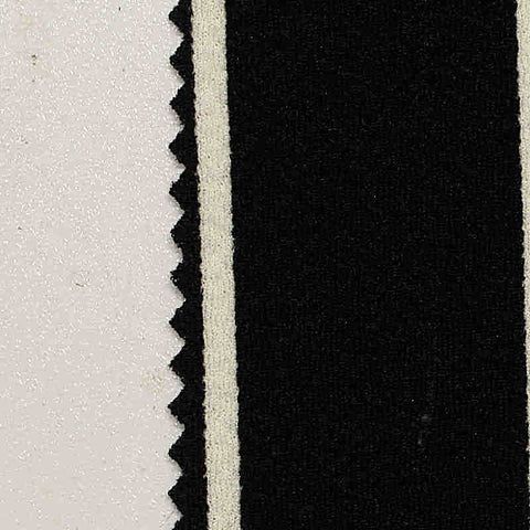 Cream Vertical-Stripe Knit, Polyester