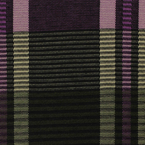 Purple Bold-Plaid Jacquard, Polyester