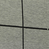 Dark Grey Check Interlock Knit, Polyester