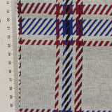 Red Plaid Jacquard, Polyester