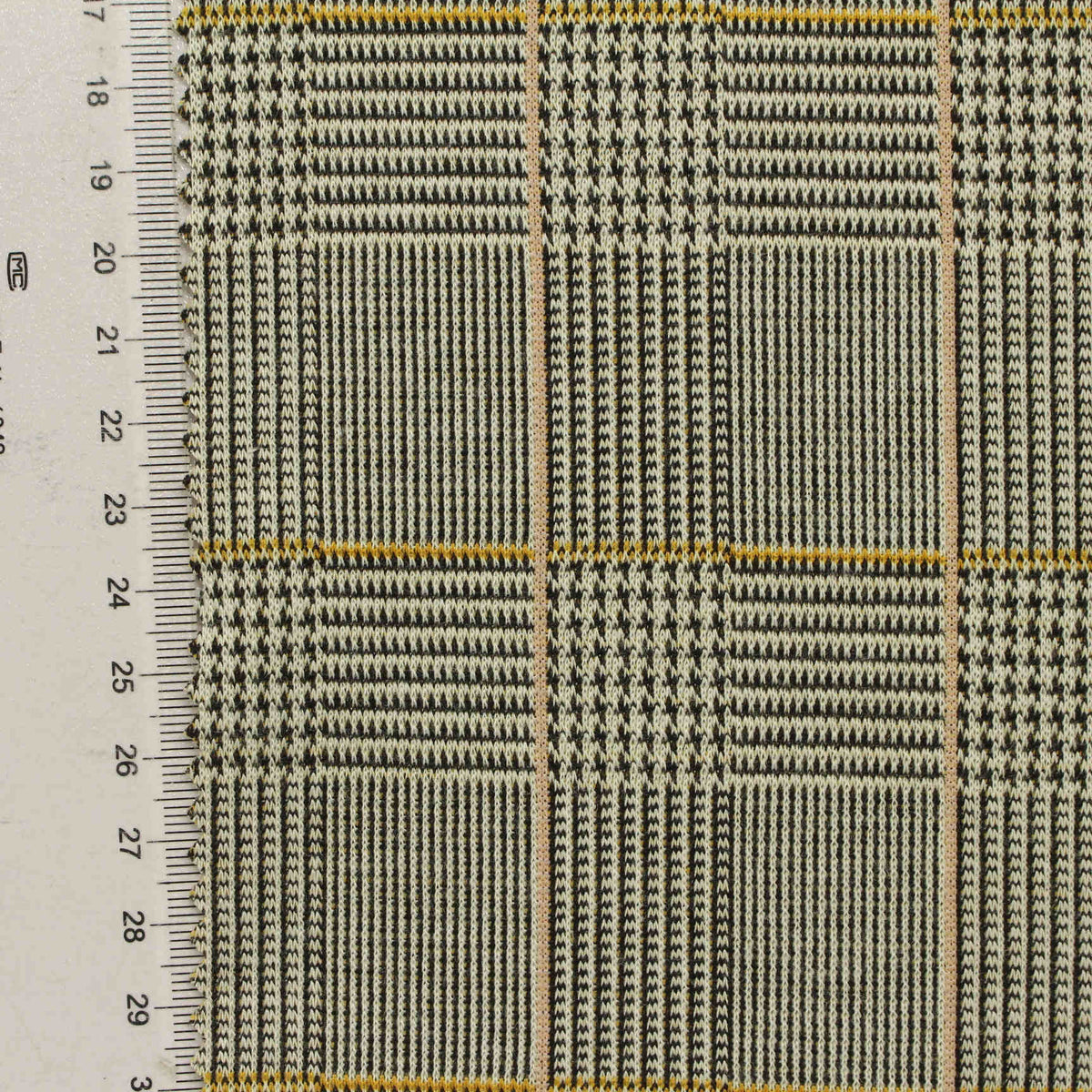 Black Plaid Jacquard, Polyester, 260 gsm, 165 cm, ref EF-210866