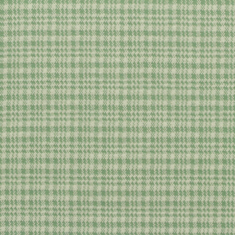 Green Houndstooth Jacquard, Viscose-Poly