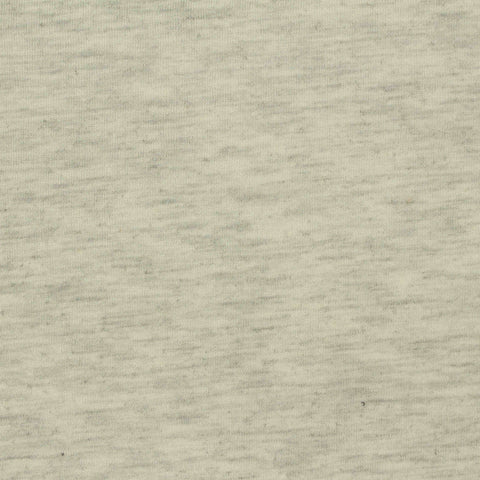 Light Grey Marl Jersey Knit, Poly-Cotton, 155 gsm