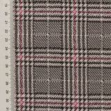 Black Plaid Jacquard, Polyester