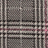 Black Plaid Jacquard, Polyester — texture