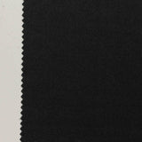 Yarn-Dyed Polyester Stretch Linen-Look Fabric, 260 gsm, 168 cm — Black