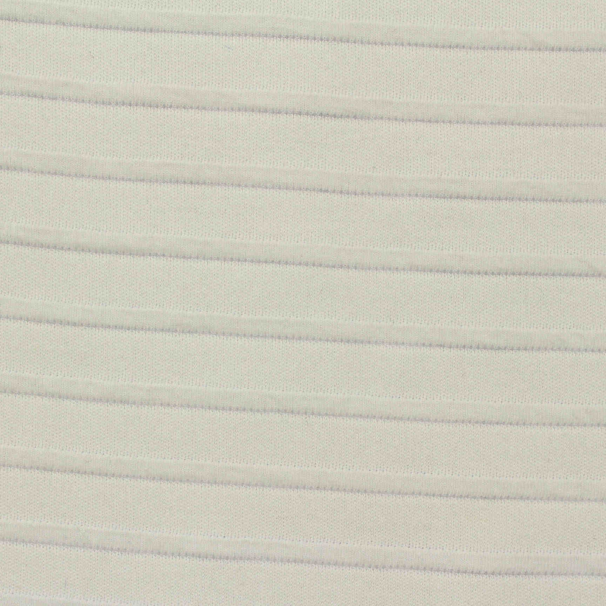 Striped Cotton Polyester Knit Fabric, 208 gsm, 150 cm — Beige
