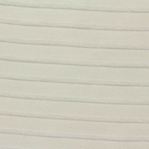 Striped Cotton Polyester Knit Fabric, 208 gsm, 150 cm — Beige