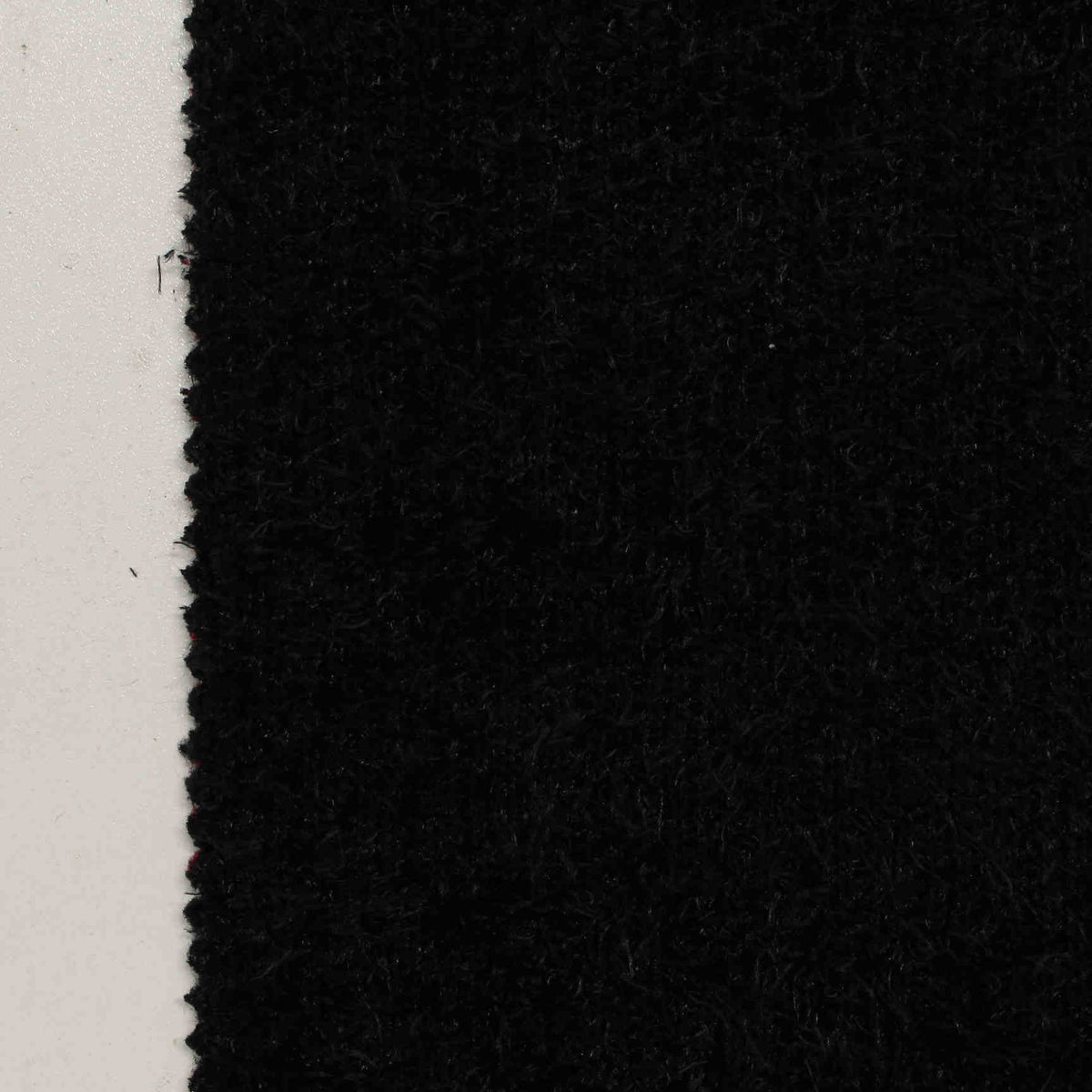 100% Polyester Chenille Fabric, 401 gsm, 165 cm — Black