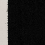 100% Polyester Chenille Fabric, 401 gsm, 165 cm — Black