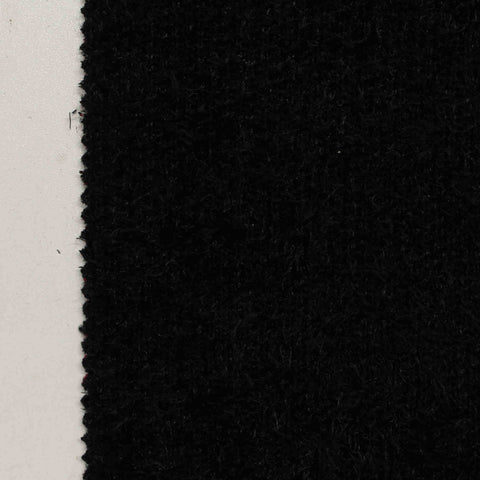 100% Polyester Chenille Fabric, 401 gsm, 165 cm — Black