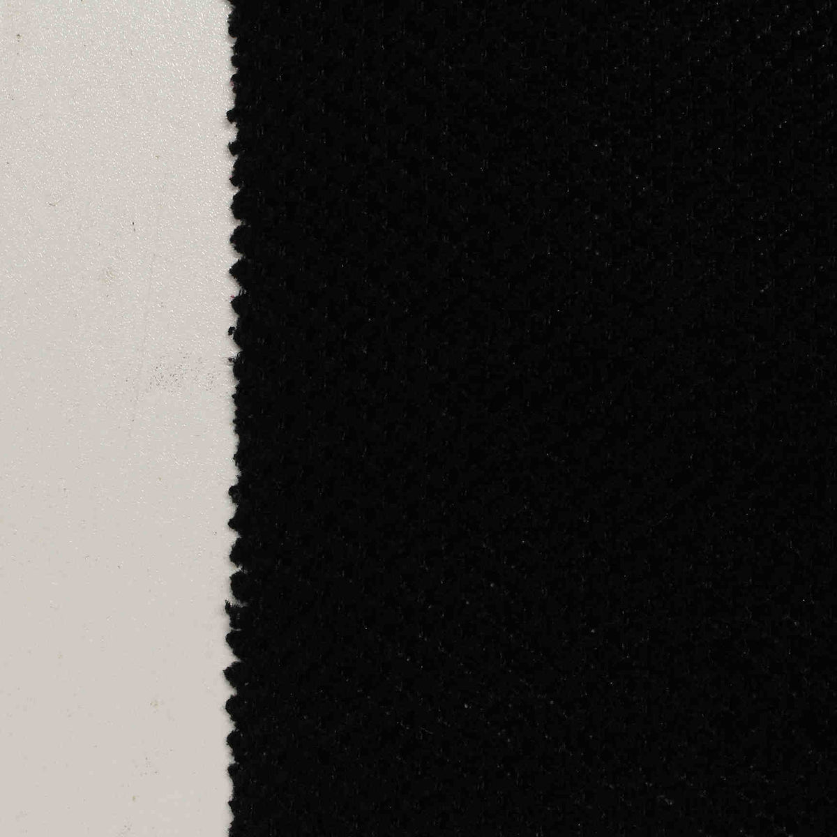 Polyester Stretch Chenille Fabric, 270 gsm, 150 cm — Black
