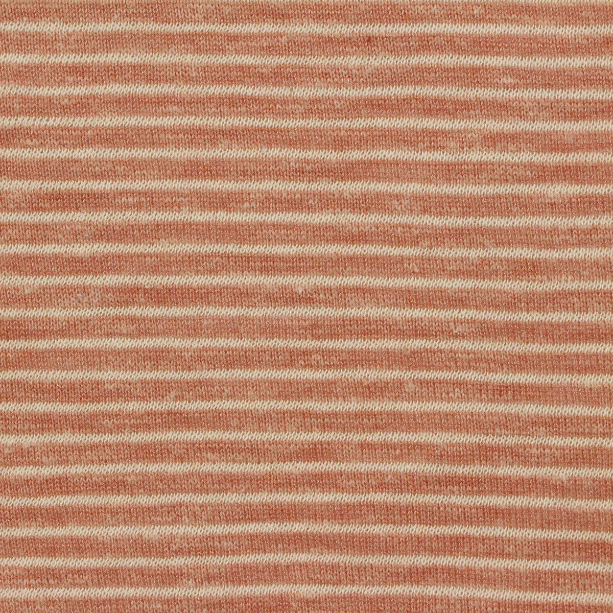 Cream Stripes Chunky Knit, Cotton-Viscose