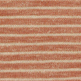 Cream Stripes Chunky Knit, Cotton-Viscose — texture