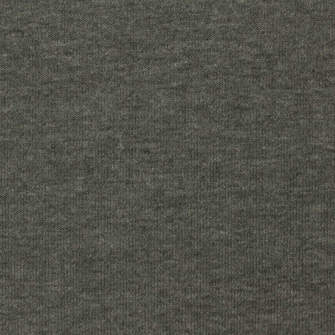 Dark Grey Heather Jersey Knit, Poly-Cotton