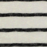 Black Horizontal-Stripe Knit, Polyester — texture