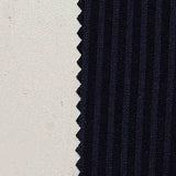 Dark Blue Pinstripe Jersey Knit, Polyester — texture