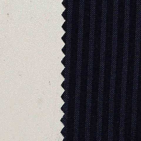 Dark Blue Pinstripe Jersey Knit, Polyester