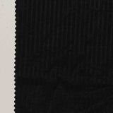 Black Vertical-Stripe Rib Knit, Polyester