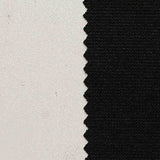 Washed Polyester Nylon Stretch Interlock Knit Fabric, 274 gsm, 155 cm — Black — texture