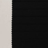 Polyester Stretch Knit Fabric, 310 gsm, 153 cm — Black