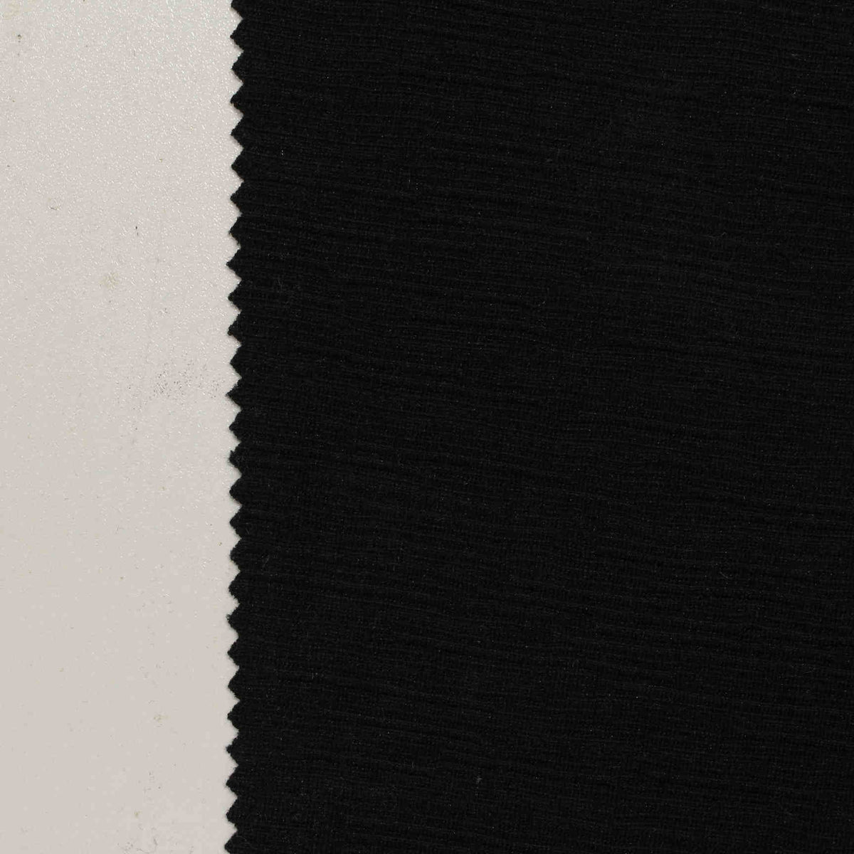 Jacquard Polyester Stretch Knit Fabric, 220 gsm, 165 cm — Black