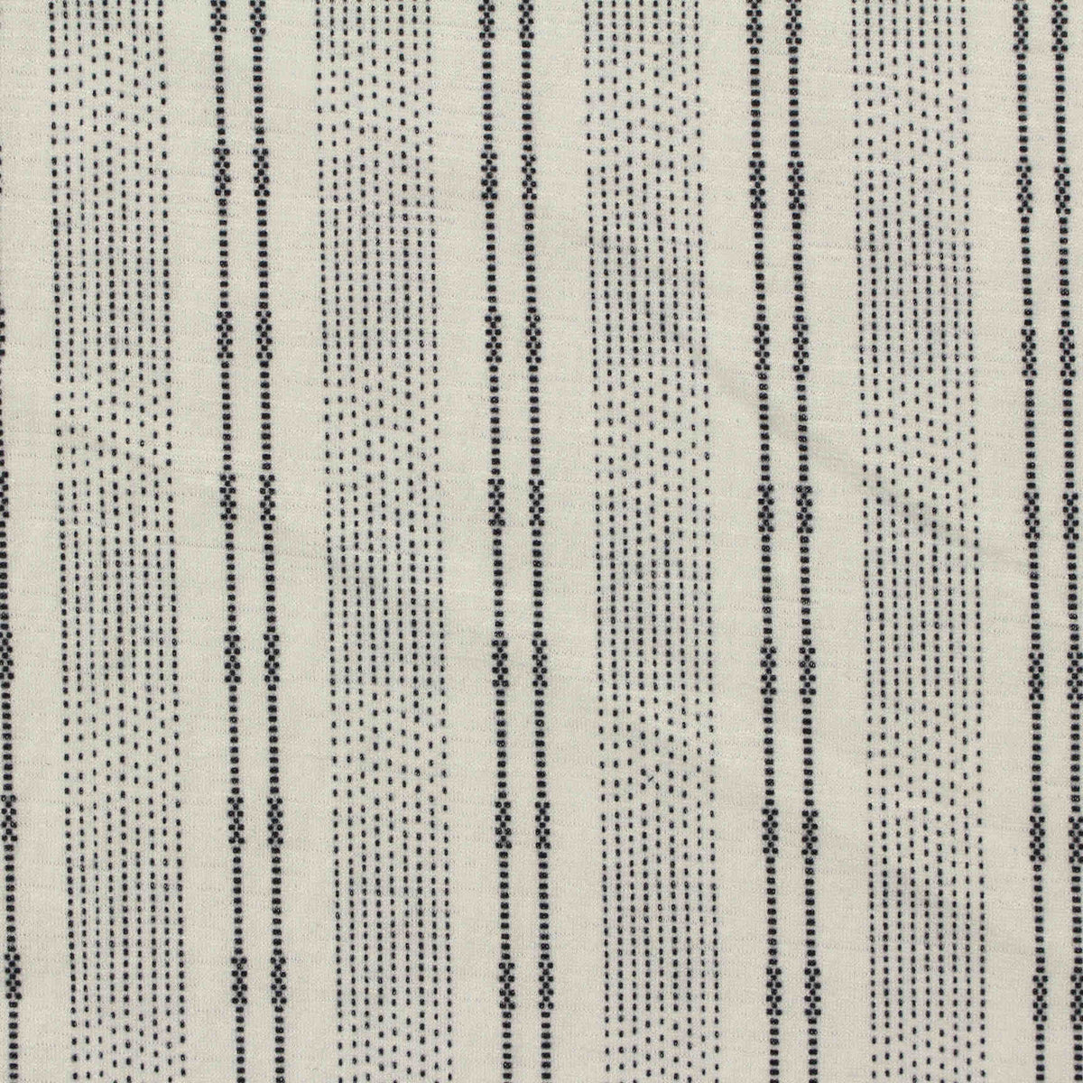 Dark Grey Stripes Jersey Knit, Polyester, 132 gsm