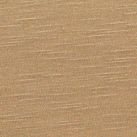 Tan Marl Jersey Knit, Viscose-Poly, 210 gsm