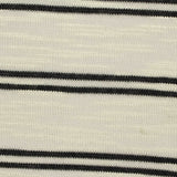 Black Stripes Jersey Knit, Viscose-Poly