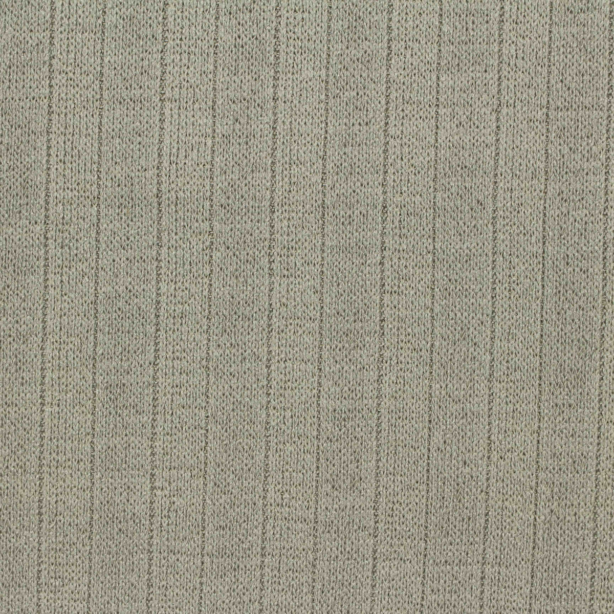 Heather Gray Vertical-Stripe Rib Knit, Polyester