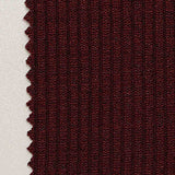 Yarn-Dyed Polyester Stretch Rib Knit Fabric, 250 gsm, 150 cm — Red — texture