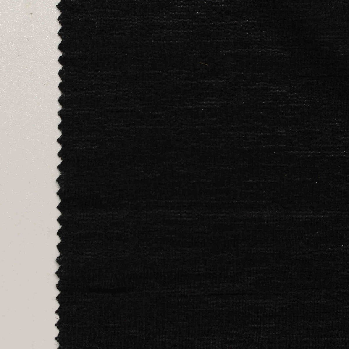 Polyester Stretch Birdseye Knit Fabric, 220 gsm, 154 cm — Black