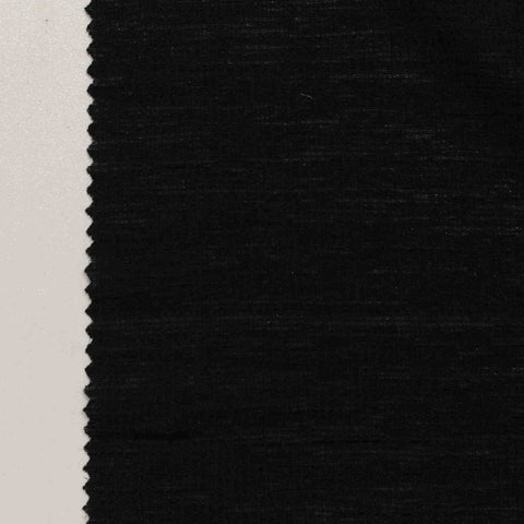 Polyester Stretch Birdseye Knit Fabric, 220 gsm, 154 cm — Black