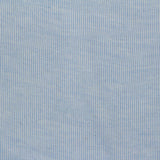 Light Blue Vertical-Stripe Jersey Knit, Cotton-Poly