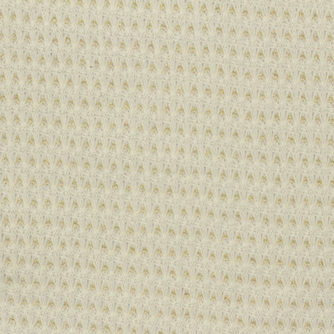 Cream Flecks Jacquard, Poly-Cotton