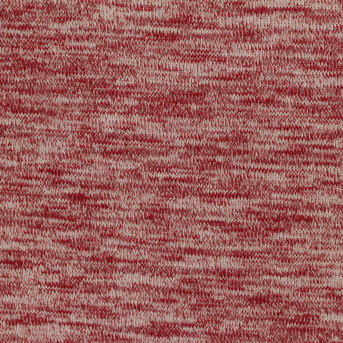 Red Marl Jersey Knit, Poly-Viscose, 280 gsm