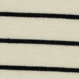 Black Horizontal-Stripe Jersey Knit, Poly-Viscose — texture